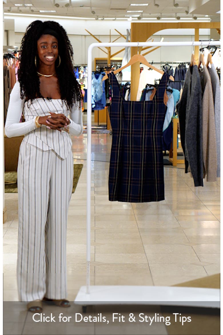 Plaid Fit & Flare Minidress video