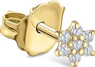 MARIA TASH Diamond Flower Single Stud Earring