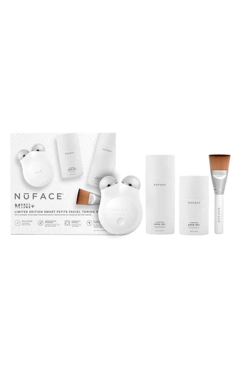 NuFACE<sup>®</sup> MINI+ Smart Petite Facial Toning Routine Set $360 Value, Main, color,
