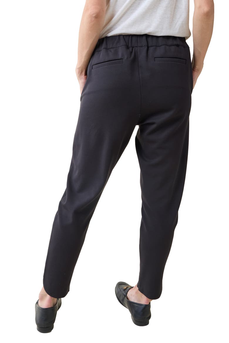 Ponte Crop Maternity Pants, Alternate, color, BLACK