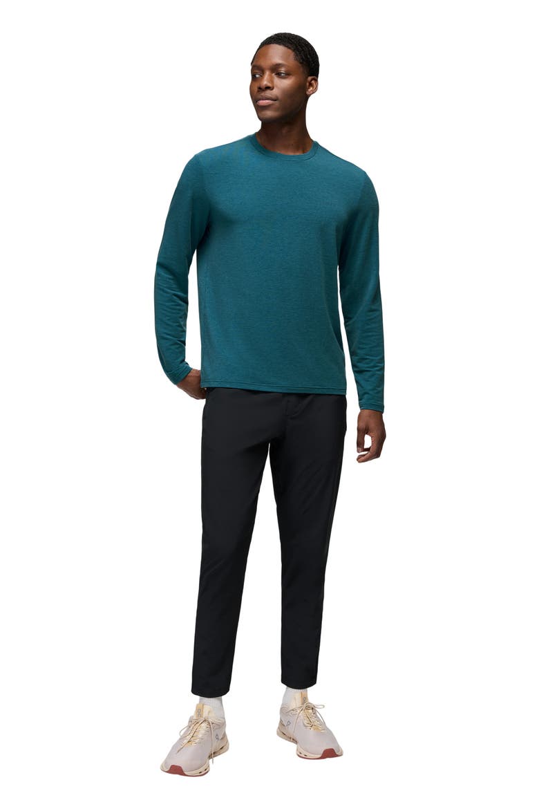 Tolmie Tech Performance Long Sleeve T-Shirt, Alternate, color, BLUE CORAL HEATHER
