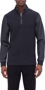 Bugatchi Quarter Zip Pullover