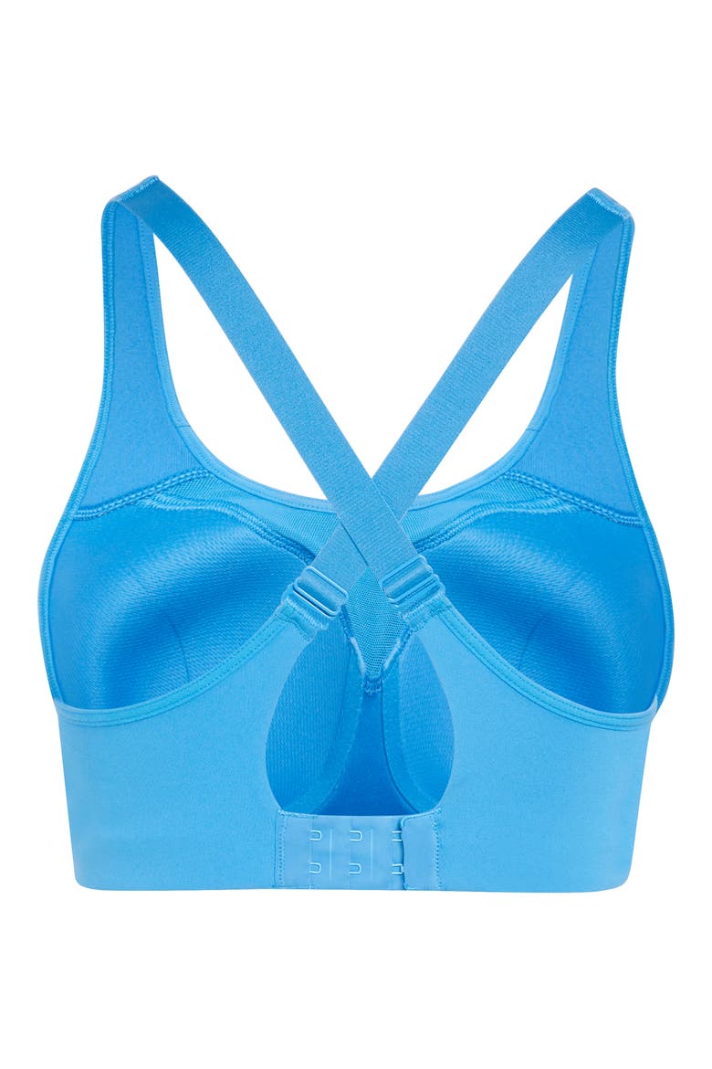 Optime Workout High Support Climacool Sports Bra, Alternate, color, RAY BLUE