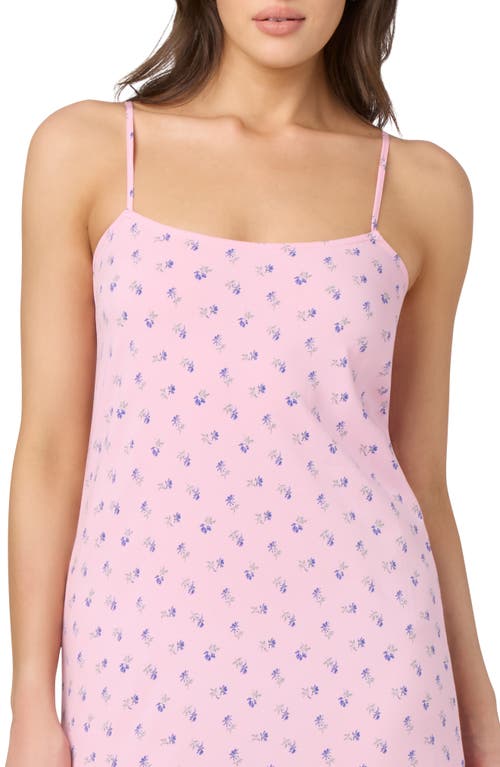 Florence By Mills Slit Maxi Slipdress In Pink Floral
