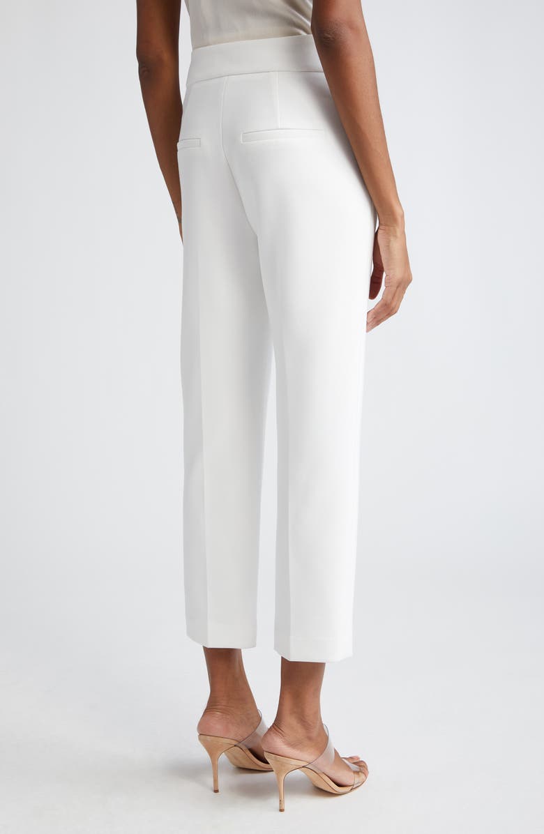 Veronica Beard Renzo Crop Pants, Alternate, color, Off White/ Gold