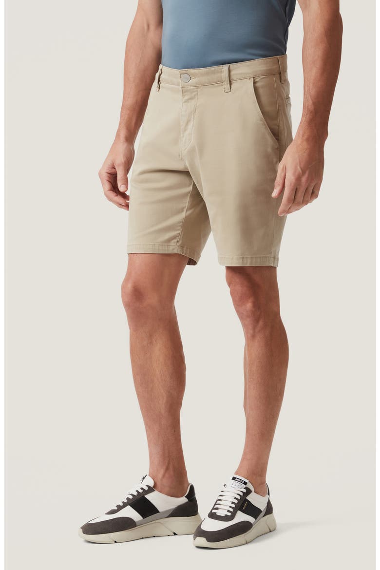 Arizona Slim Fit Stretch Twill Chino Shorts, Alternate, color, BASIL TWILL