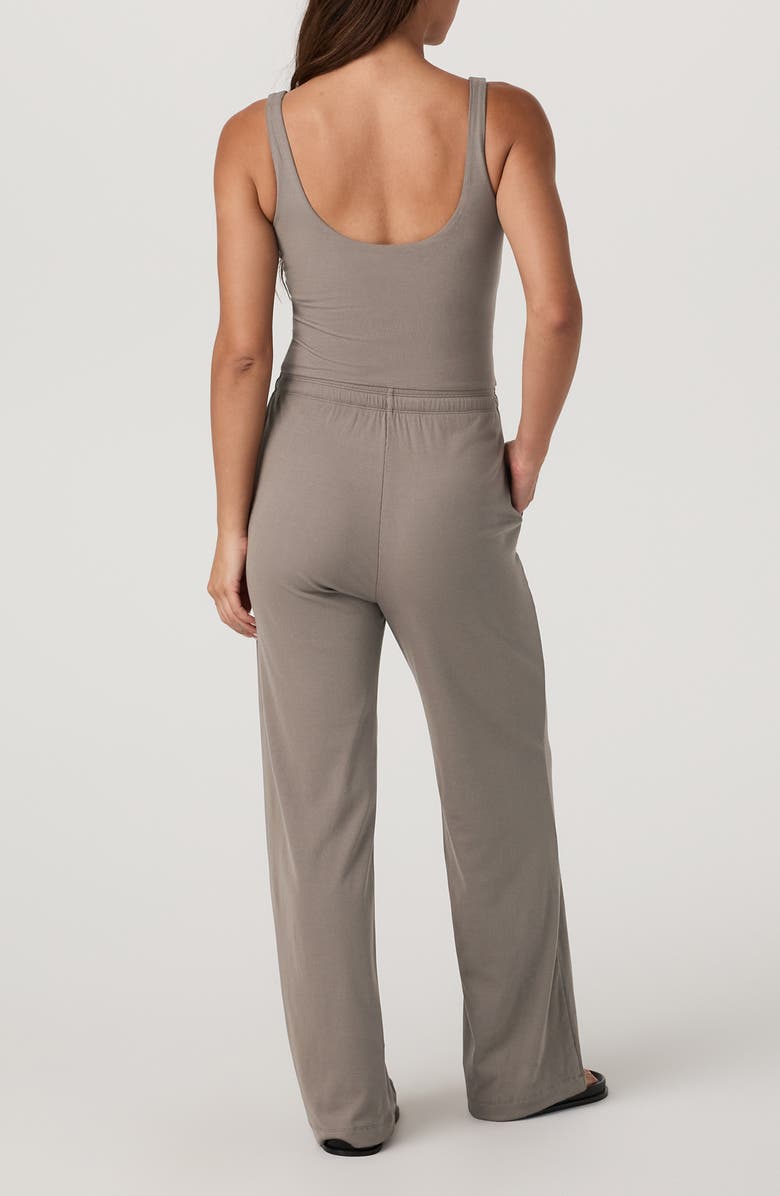 Vuori Pose Scoop Jumpsuit, Alternate, color, Smokey Taupe