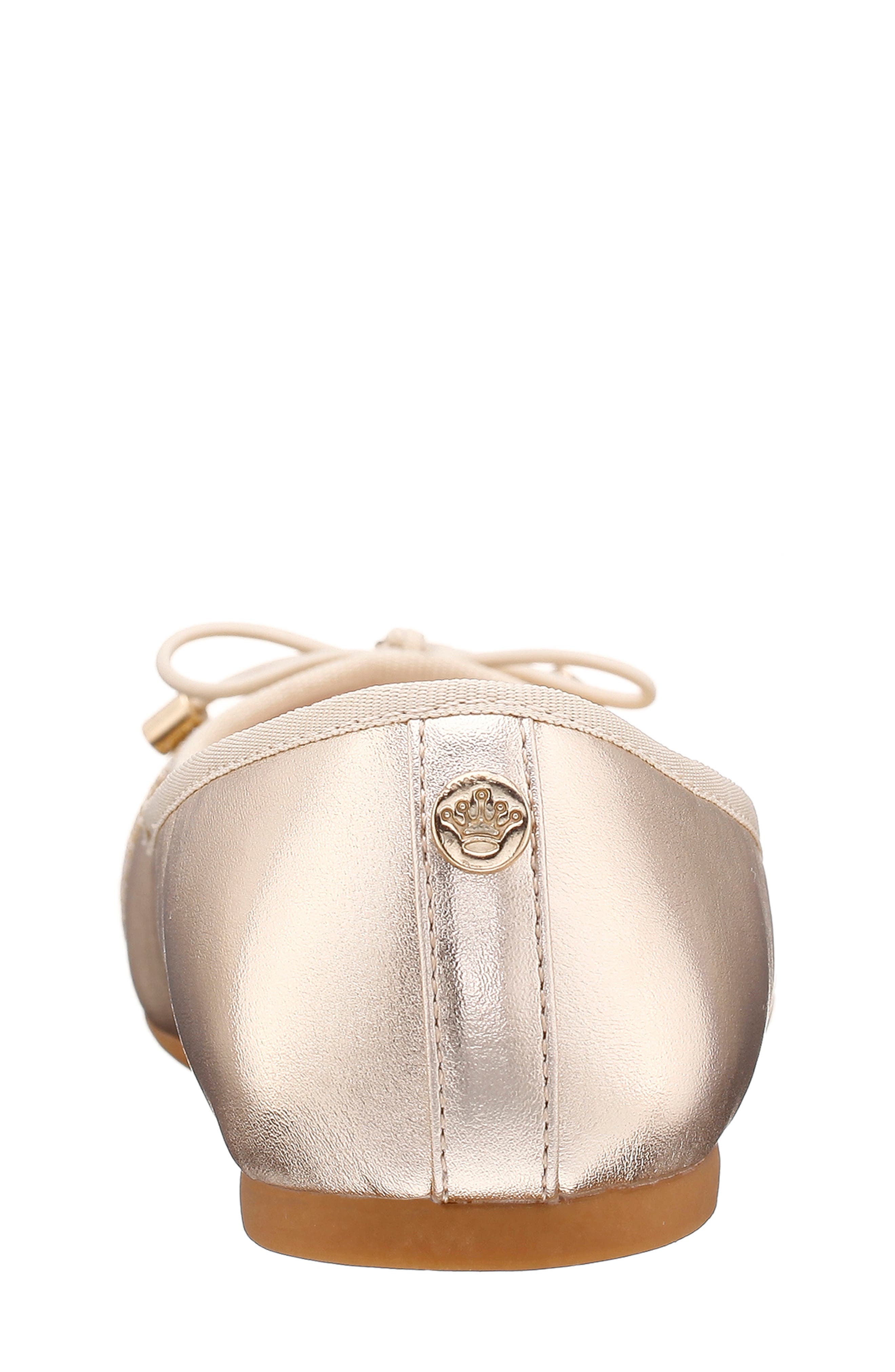 Kids' Kamryn Metallic Ballet Flat, Alternate, color, GOLD