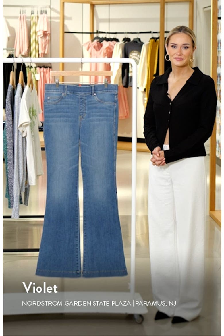 Flare Leg Pull-On Jeans video