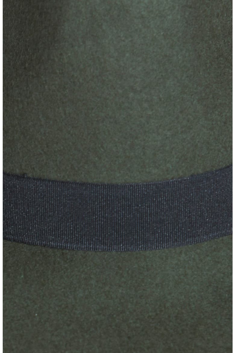 Felt Fedora, Alternate, color, OLIVE