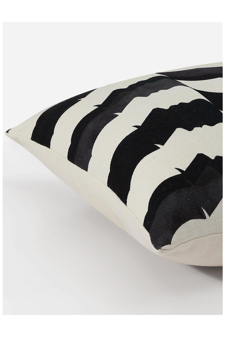 Portrait of a Lady Throw Pillow, Alternate, color, OFF WHITE
