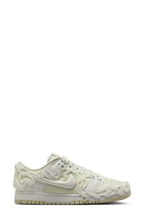 Nike Dunk Low Lx 'sea Glass' Basketball Sneaker In Sea Glass/summit White