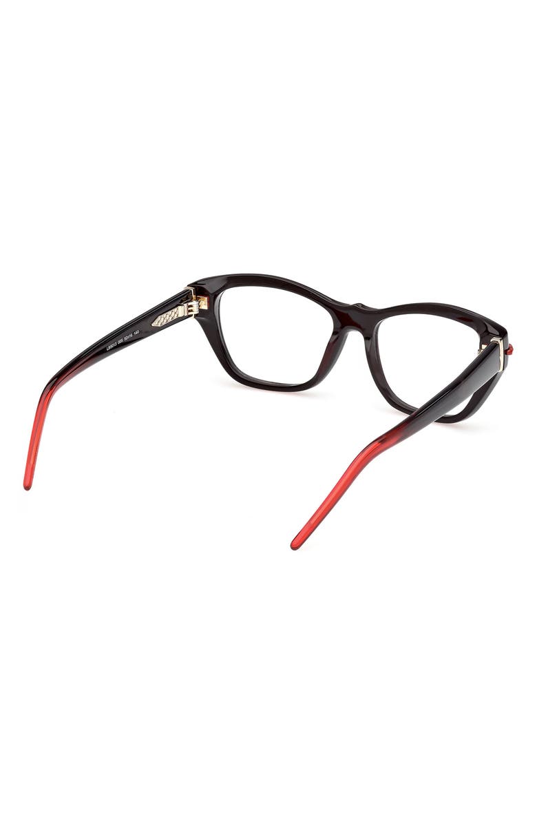 Christian Louboutin 52mm Butterfly Optical Glasses, Alternate, color,