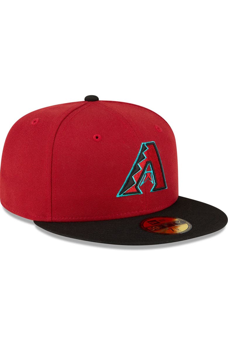 Men's New Era  Red/Black Arizona Diamondbacks Home Authentic Collection On-Field 59FIFTY Fitted Hat, Alternate, color, Red