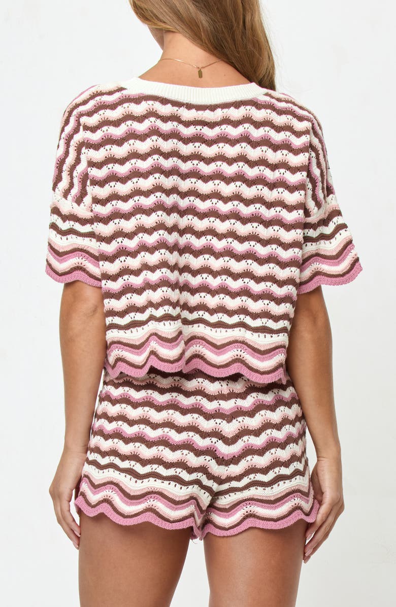 LSPACE Sun Chaser Stripe Top, Alternate, color, Neapolitan