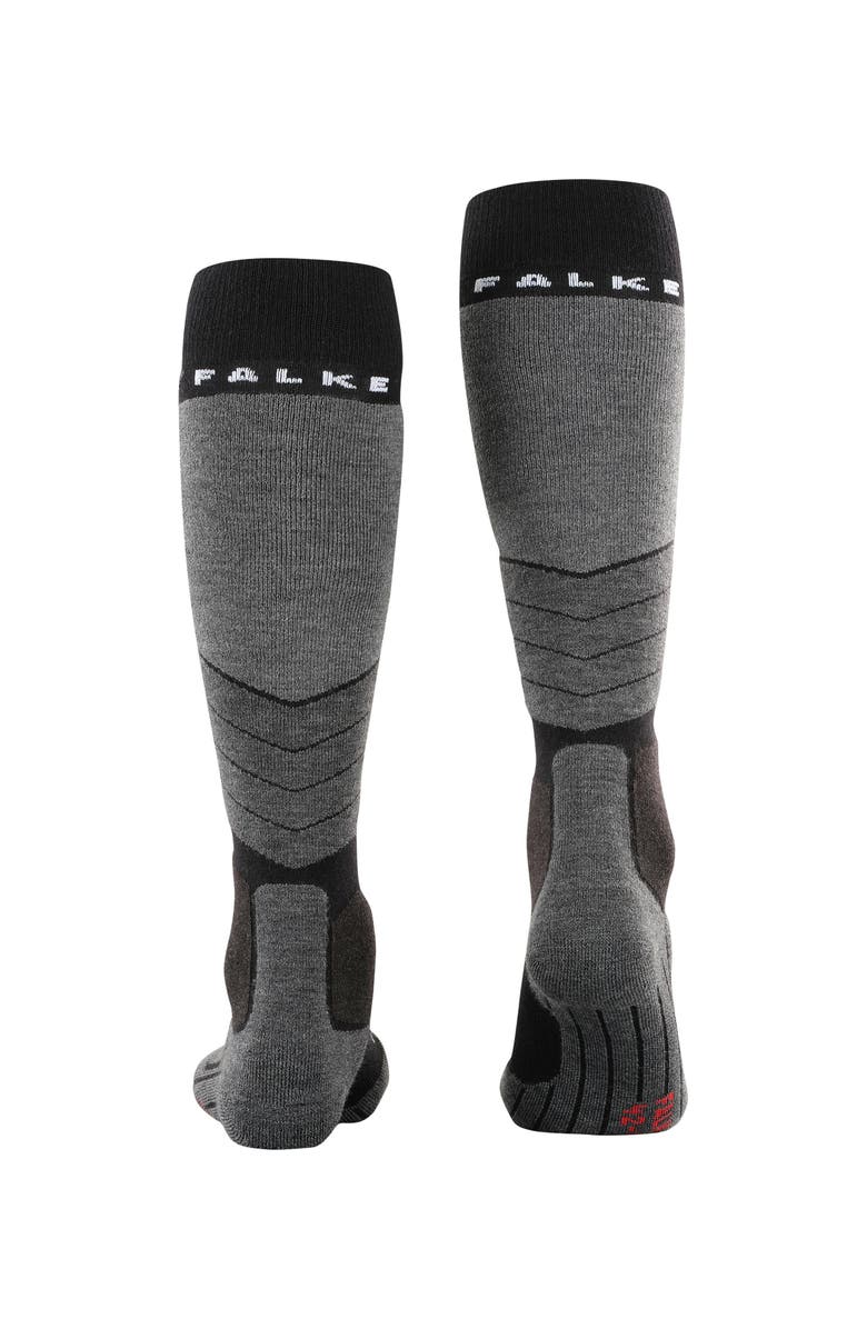 Falke SK2 Intermediate Wool Ski Socks, Alternate, color, Black-Mix