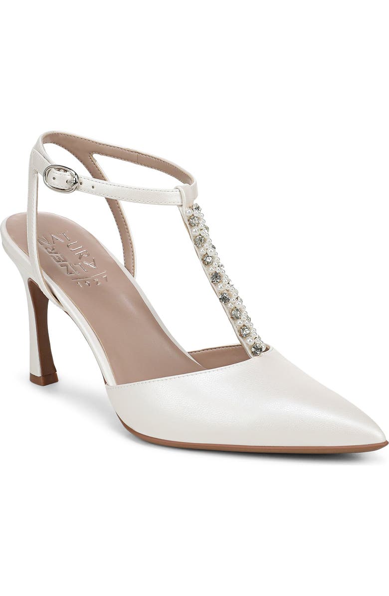 Naturalizer Astrid T-Strap Pump, Main, color, Warm White