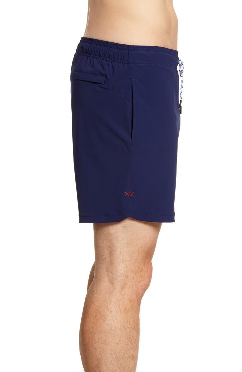 Rhone Fletcher Solid Swim Trunks, Alternate, color,
