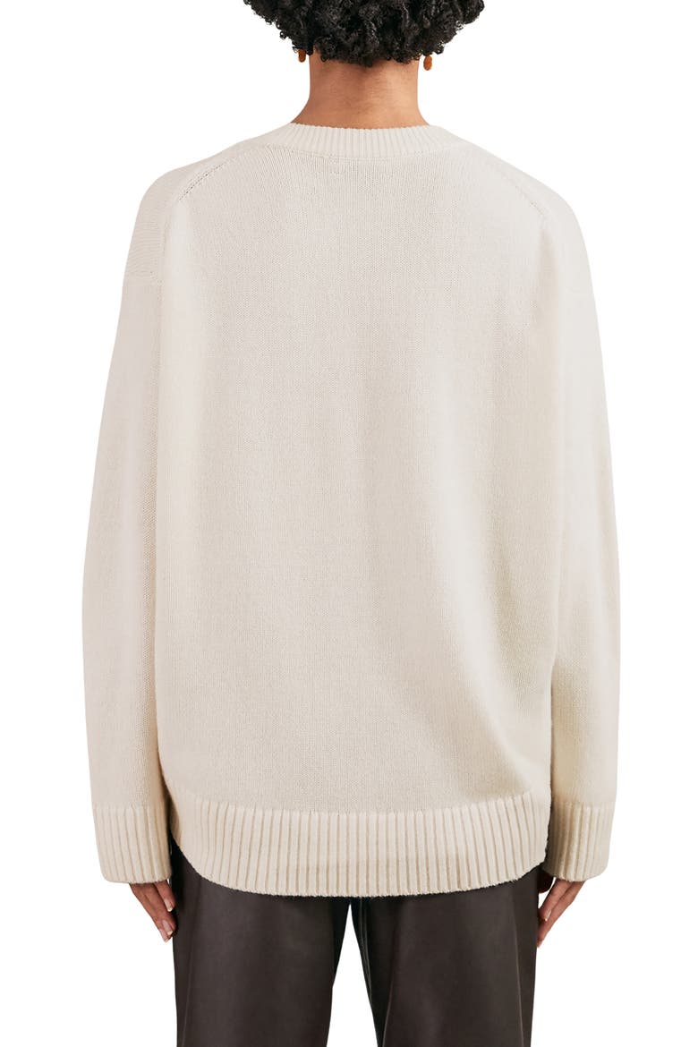 Ella Wool & Cashmere Sweater, Alternate, color, CREAM
