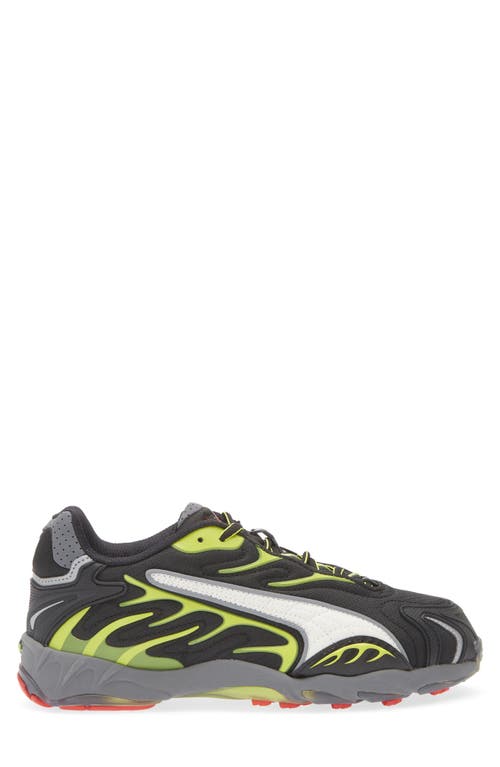 Shop Puma X A$ap Rocky Inhale Sneaker In  Black-warm White