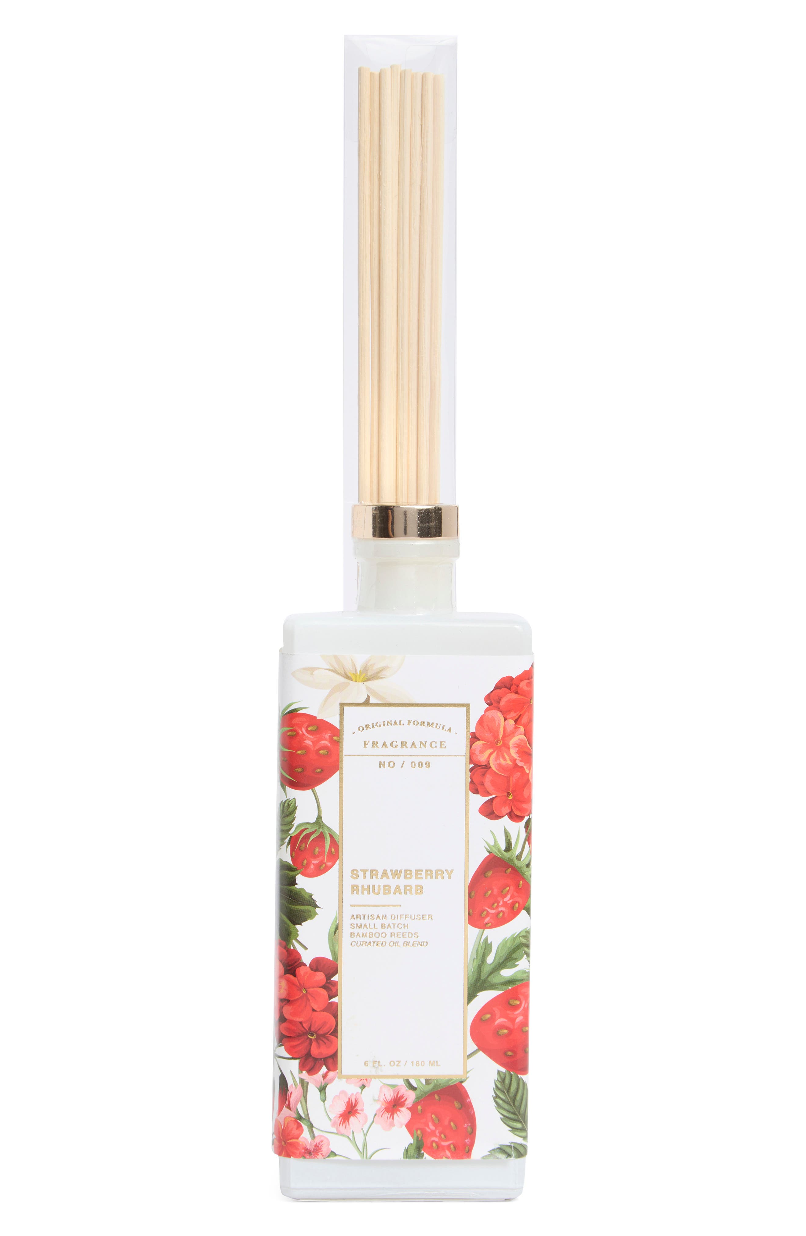 PORTOFINO CANDLES Garden Strawberry Rhubarb Reed Diffuser