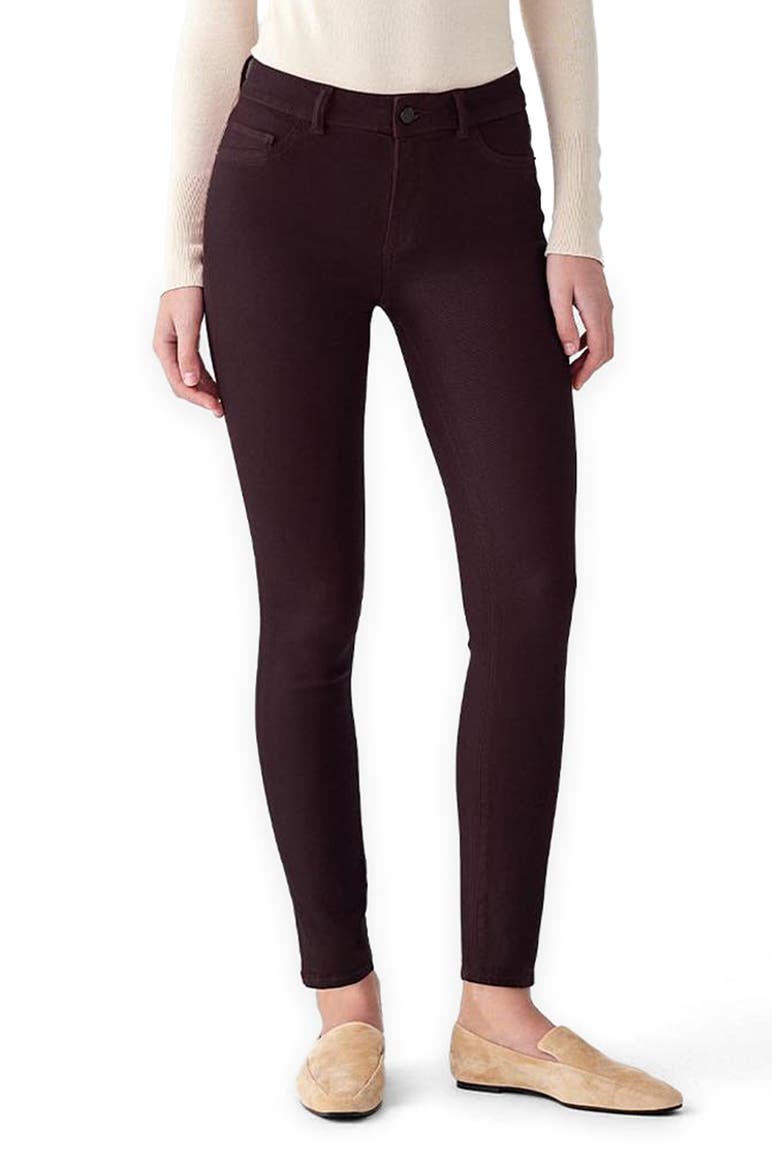 DL 1961 Florence Mid Rise Ankle Crop Skinny Jeans, Main, color, FIG