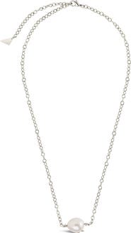 Sterling Forever Freshwater Pearl Pendant Necklace