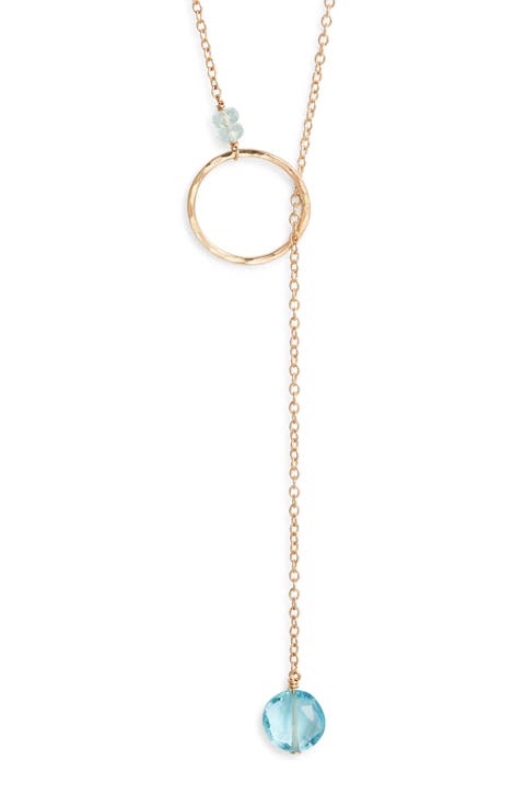 Gwyneth Semiprecious Toggle Necklace