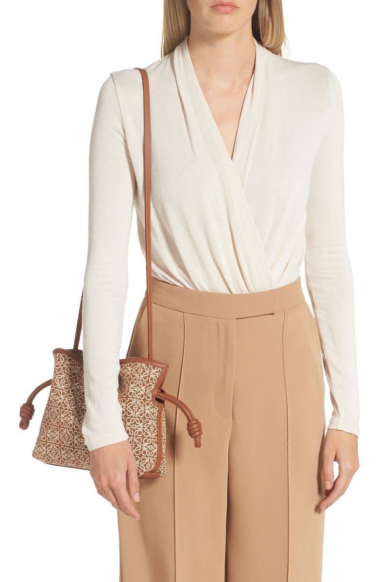 Loewe Mini Flamenco Anagram Jacquard Bag, Alternate, color,