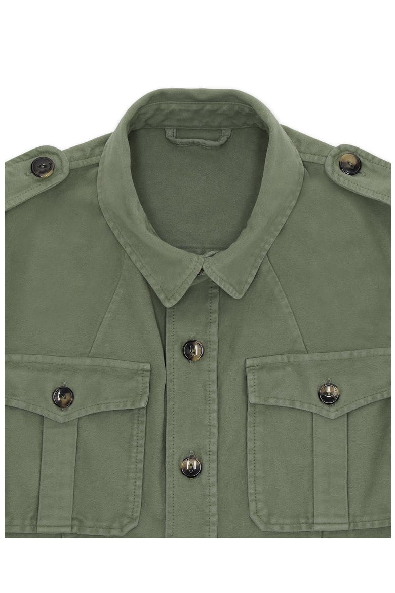 Sahariana Moleskin Jacket, Alternate, color, Dark Green