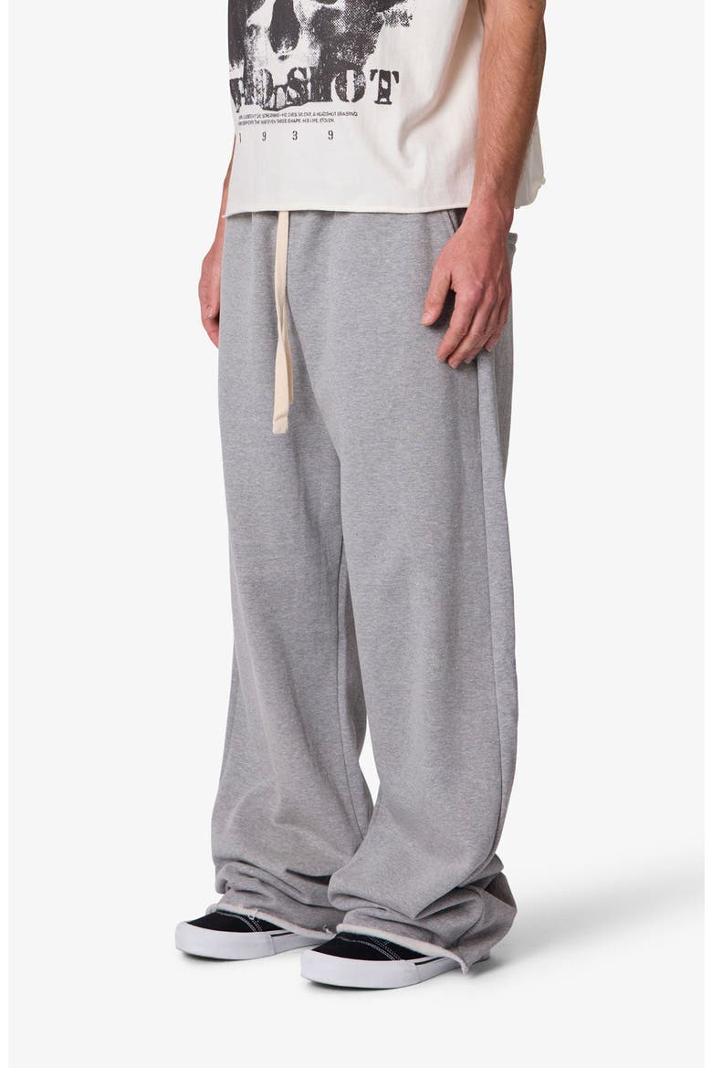 Ultra Baggy Wide Leg Sweatpants, Alternate, color, DARK HEATHER