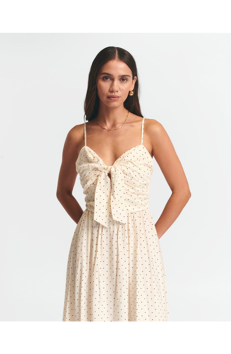 ST MRLO Baylen Midi Dress, Alternate, color, Cream Spot