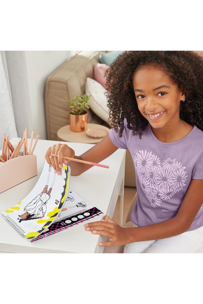 Make It Real That Girl Lay Lay Fashion Design Sketchbook Kit, Alternate, color, Multicolored