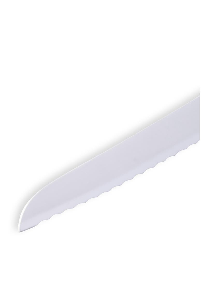 Blacksmith Scalloped Slicing Knife 8.5 inches, Alternate, color, Black