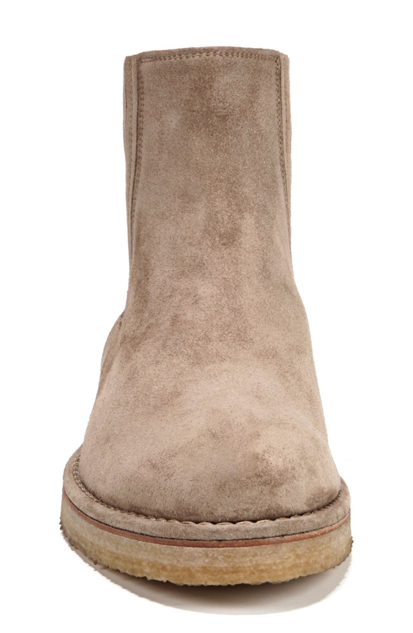 Carmine Chelsea Boot, Alternate, color, FLINT SUEDE