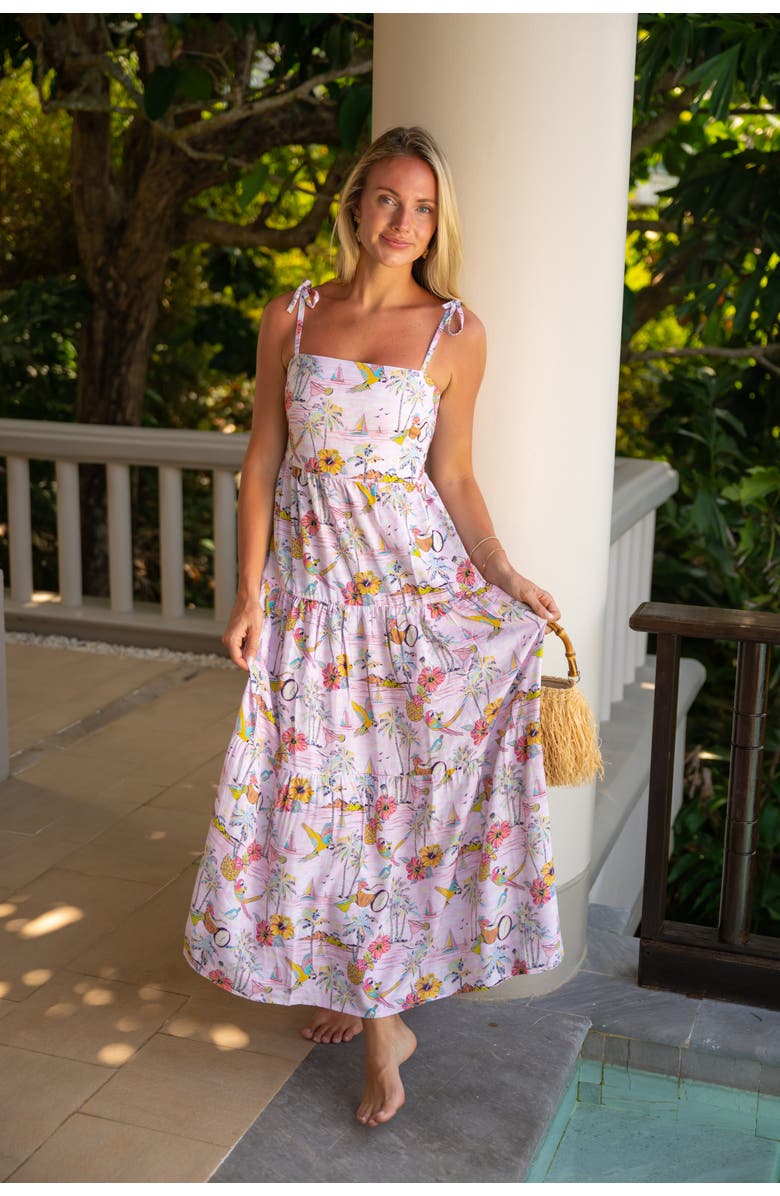 Kenny Flowers The Margaritaville Wastin' Away Again Resort Dress, Alternate, color, Pink