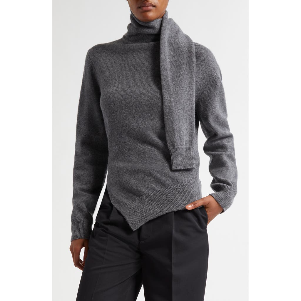 ROHE RÓHE TWISTED SCARF WOOL & CASHMERE SWEATER