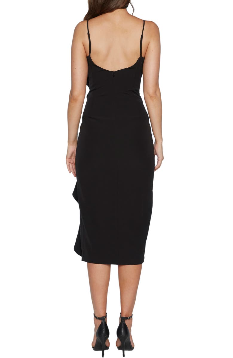 Bardot Rona Ruffle Midi Dress, Alternate, color,