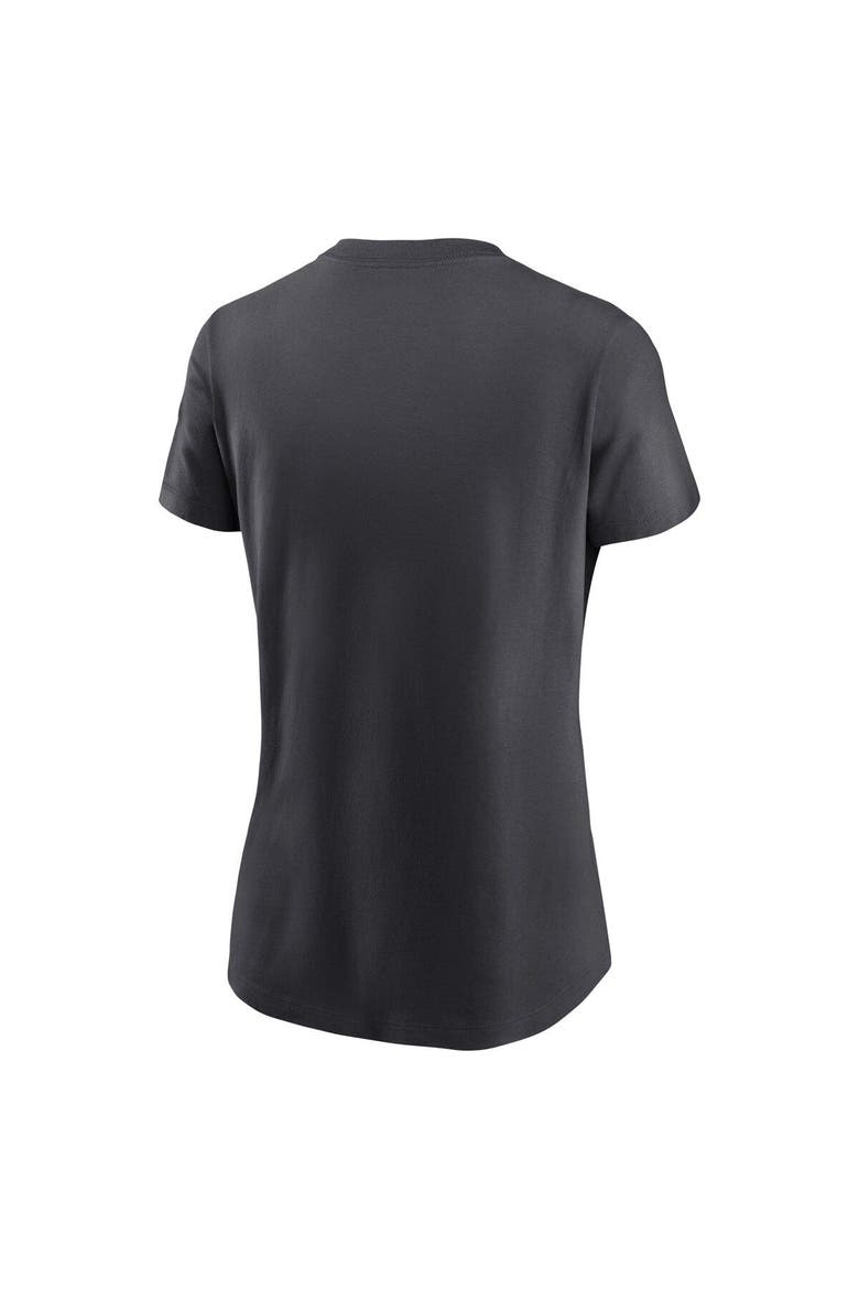 Women's Nike Gray Minnesota Vikings 2022 NFL Playoffs Iconic T-Shirt, Alternate, color, Anthracite