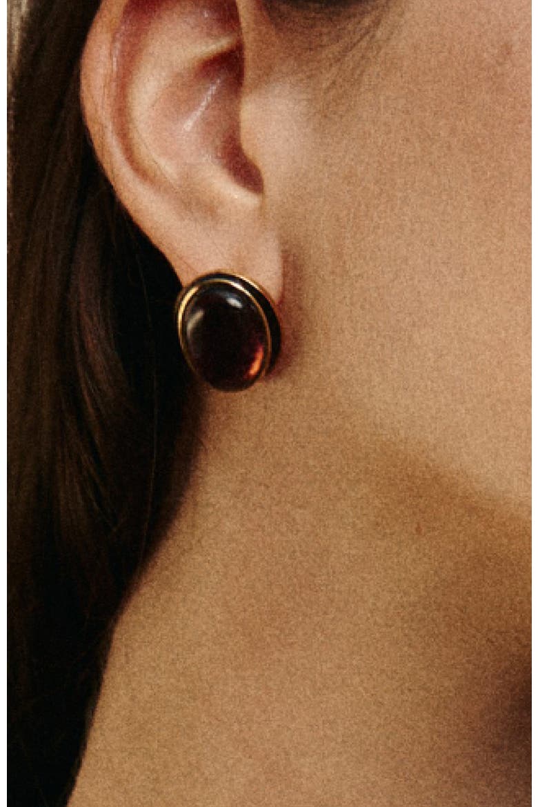 Gladiator Earrings, Alternate, color, Red