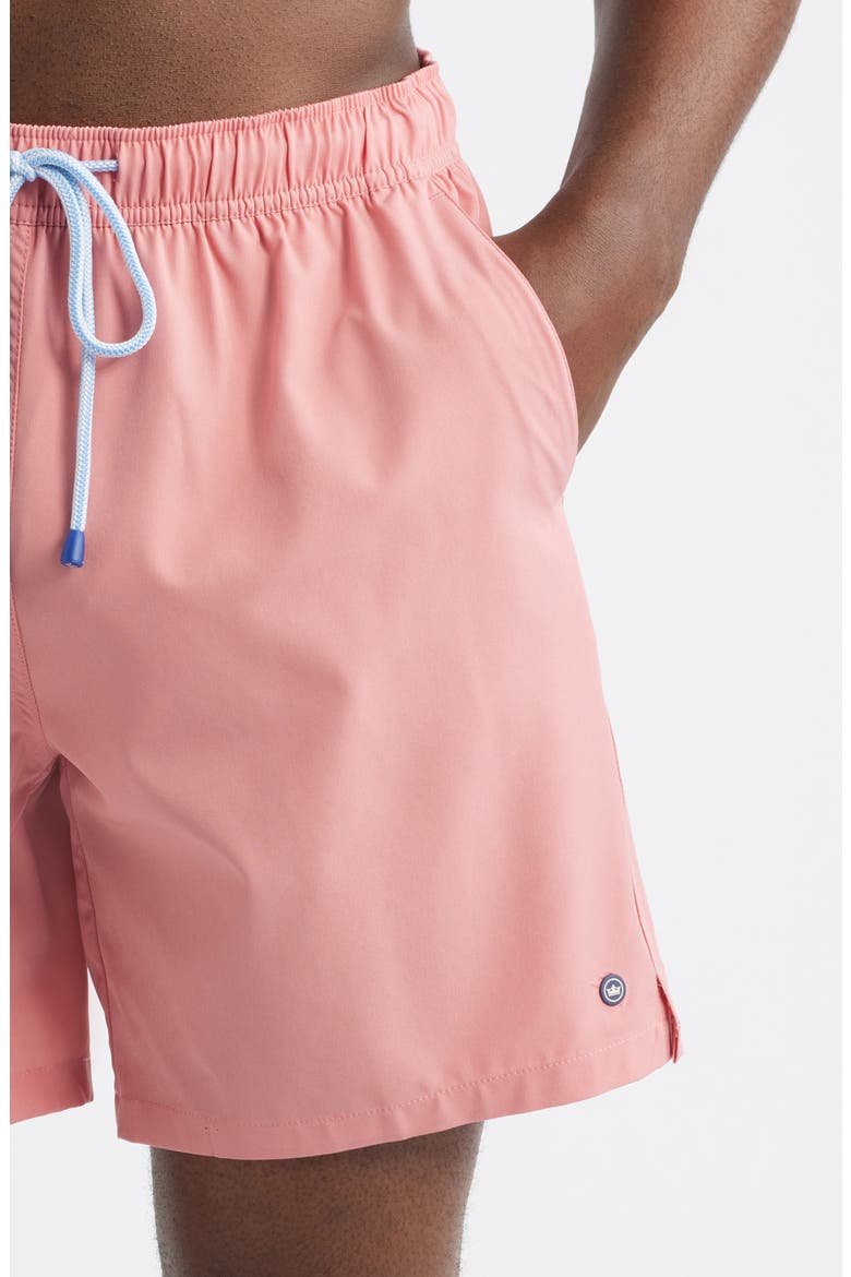 Crown Swim Trunks, Alternate, color, VENETIAN PINK
