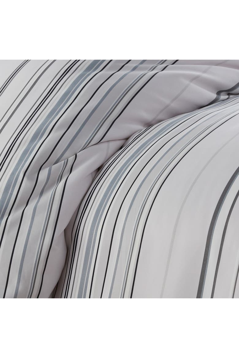 Full/Queen Luxury Collection Premium Oversized Duvet Cover Set - Blue, Alternate, color, COASTAL STRIPES GREY