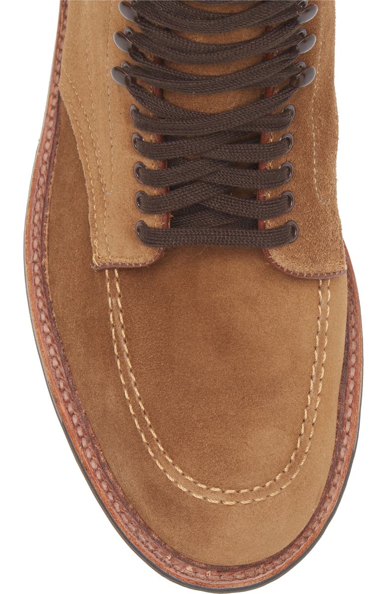 Alden Moc Toe Boot, Alternate, color, Snuff Suede