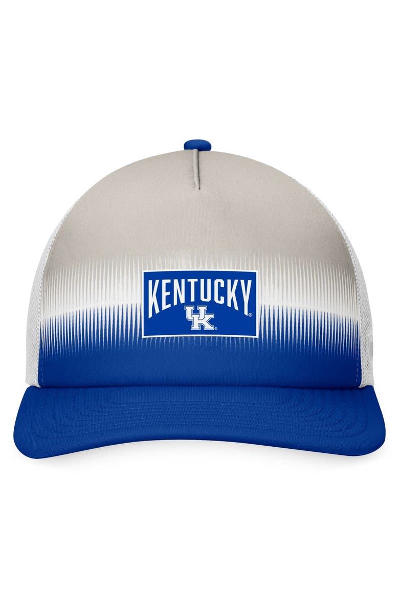 Men's Top of the World Royal/Gray Kentucky Wildcats Daybreak Foam Trucker Adjustable Hat, Alternate, color, Royal