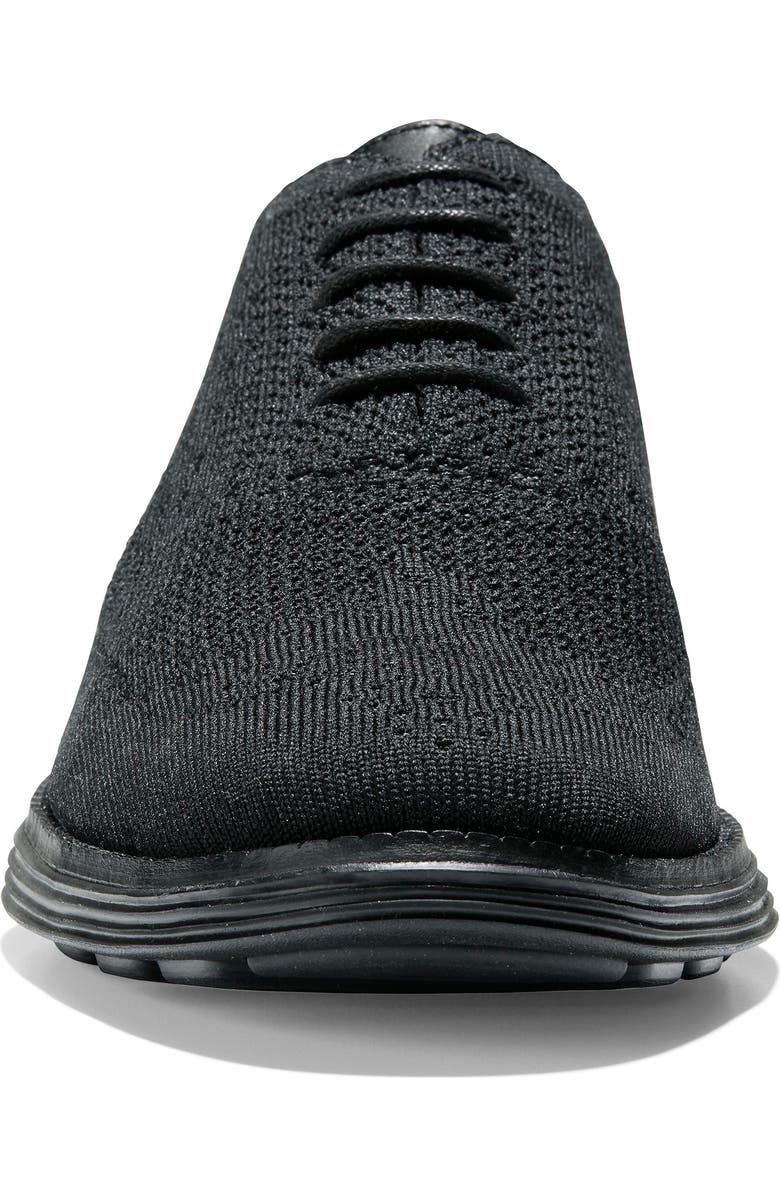 Cole Haan Original Grand Shortwing Oxford, Alternate, color, Black/Blac