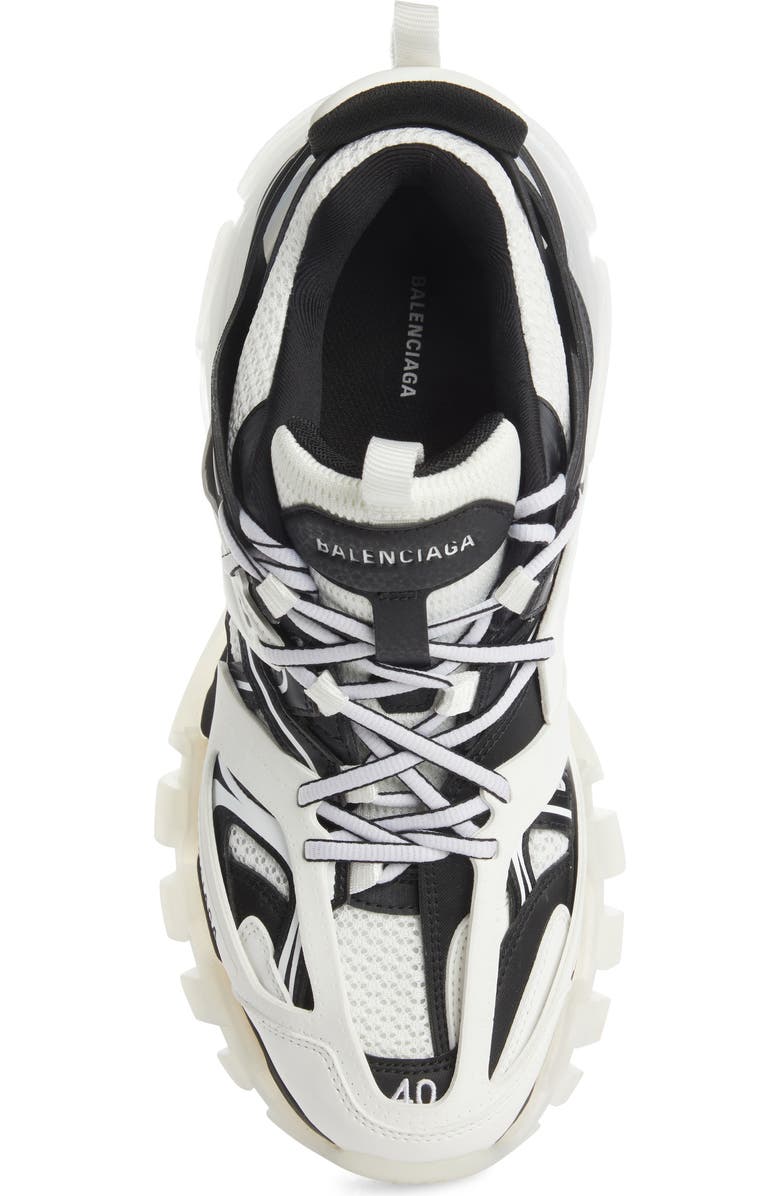 Balenciaga Track Bicolor Clear Sole Sneaker, Alternate, color,