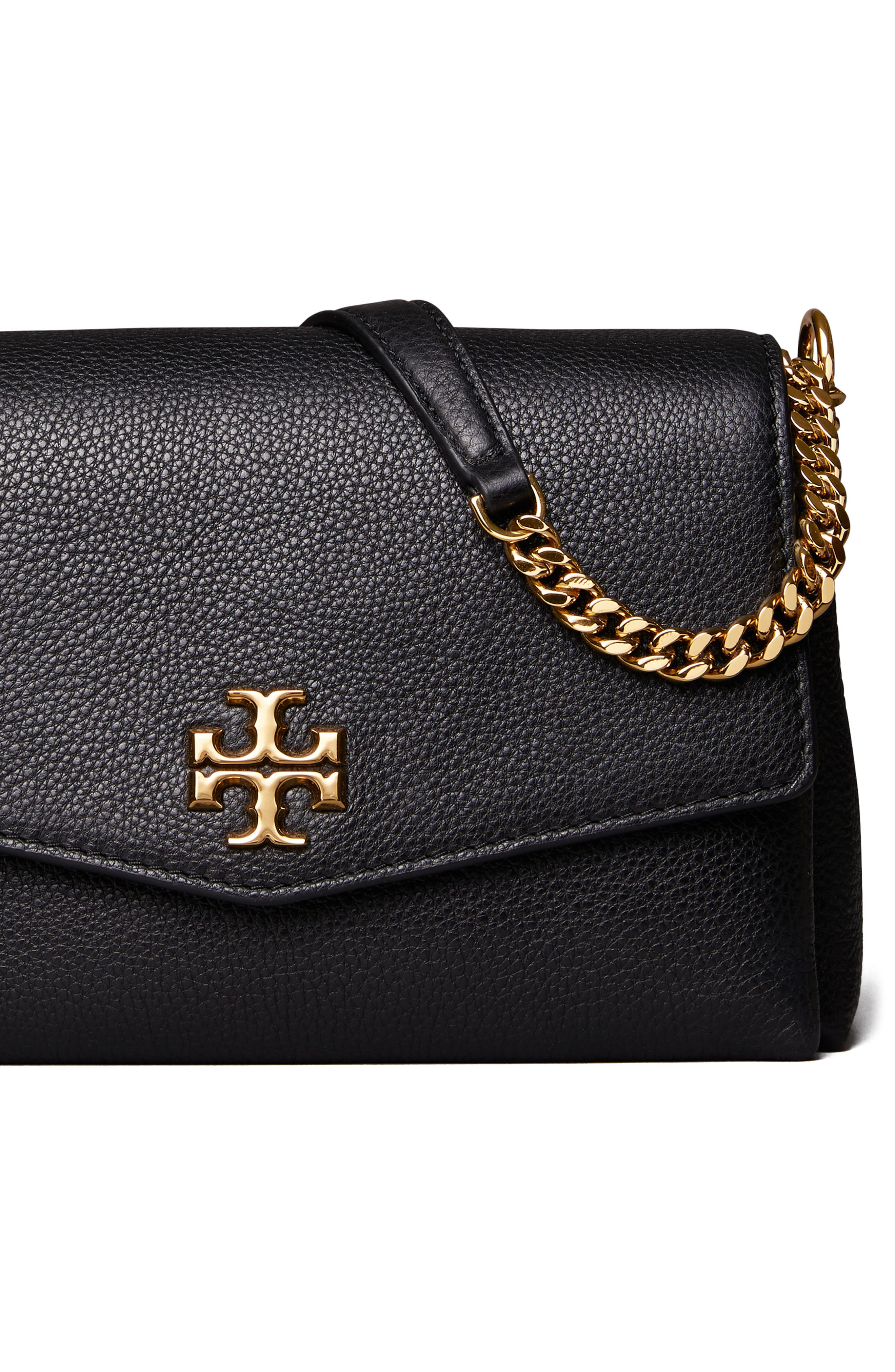 Tory Burch Small Kira Leather Convertible Crossbody Bag, Alternate, color, 