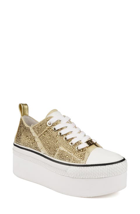 Koralay Rhinestone Platform Sneaker (Women)