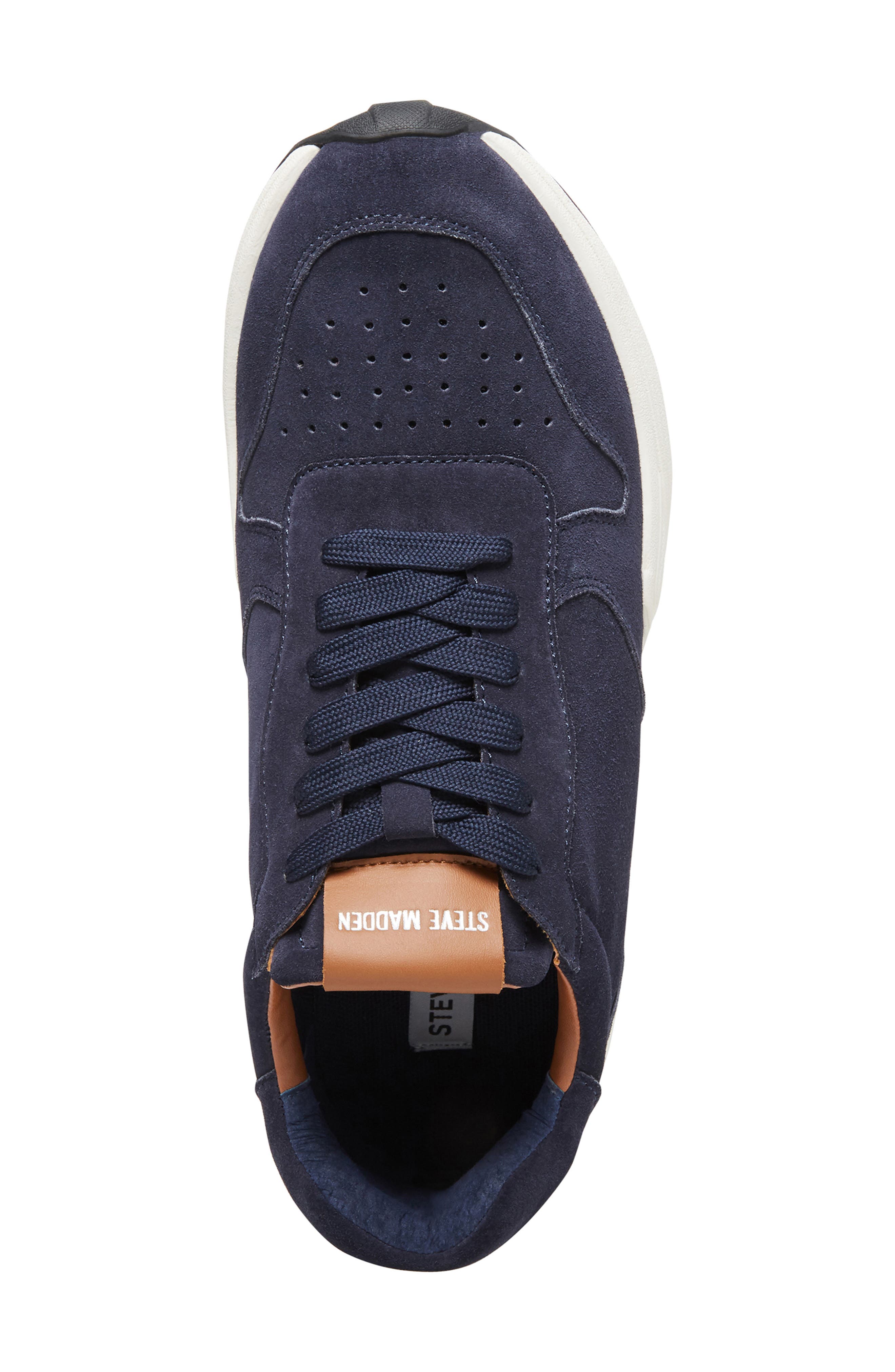 Sardan Sneaker, Alternate, color, NAVY SUEDE