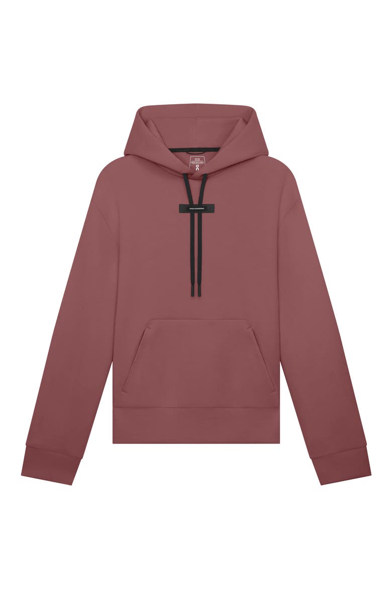 Focus Tech Hoodie, Alternate, color, BARBERRY